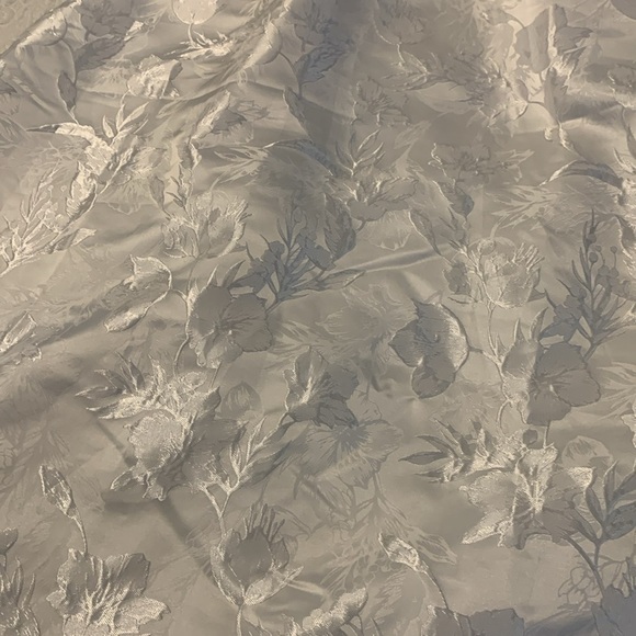 Lulus With Passion White Floral Print Jacquard Sleeveless Maxi Dress size S new - Picture 12 of 16